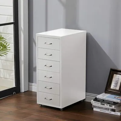 3/4/5/6/8/10 Drawers Metal Office Filing Cabinet Storage Cupboard Side Cabinet • £49.95