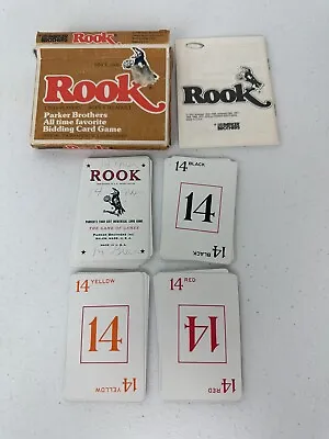 Vintage 1978 Parker Brothers Rook Bidding Game Card Playing Card Game - READ! • $10.18