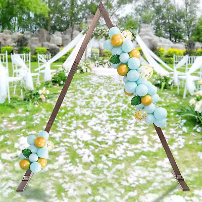 Wedding Arch Triangle Balloon Arch Stand Wood Backdrop Stand For Party Event TOP • $83.60