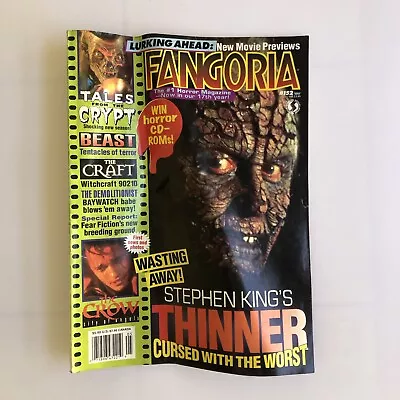 Fangoria # 152 Magazine Horror Stephen King's Thinner Tales From The Crypt 1996 • $6.50