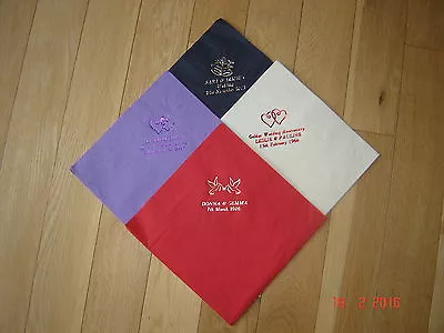 £24.50 • Buy Personalised Paper Printed Napkins 100 QUALITY  3PLY  DINNER SIZE 39cm