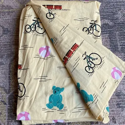 IKEA Beach Bike Train Bed Duvet Cover • $22