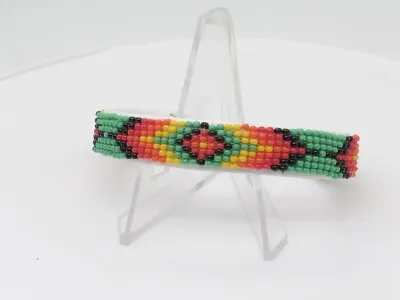 Native American Navajo Handmade Bead Cuff Bracelet • $24