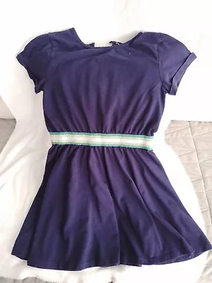 Girls Mini Boden Jersey Dress Purple Age 8-9 • £5.50