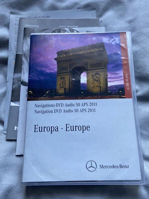 £9.95 • Buy Mercedes Audio 50 Aps Sat Nav Navigation Dvd Europe E Class Cls W212 W218 C207