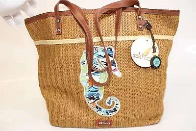 Sakroots Artist Circle Cam Seahorse Womens Tote 2 Piece Style 107225 Purse NEW • $29.81