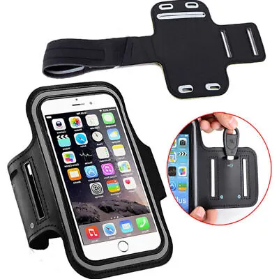 Sports Arm Band Mobile Phone Holder Bag Running Gym Armband Exercise For IPhones • £3.60