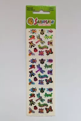 Vintage SandyLion Prismatic Mini Bugs Insects Stickers Sealed Caterpillar Bee • $6.39