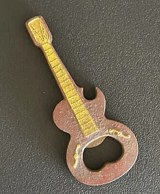 Vintage Cast Iron Guitar Bottle Opener • $21.99