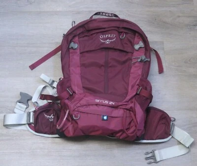 $94.99 • Buy Osprey Sirrus 24 Women Hiking Backpack Purple Pre-Owned Great Condition