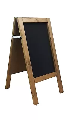 A BOARD PAVEMENT DISPLAY FRAME  BLACKBOARD -  CHALKBOARD 80cm X 40cm  5KGS (DO) • £25.98