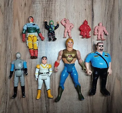 Vintage 80s 90s Action Figure Lot Votron She Ra Star Wars Gi Joe Mussel Men • $29.99