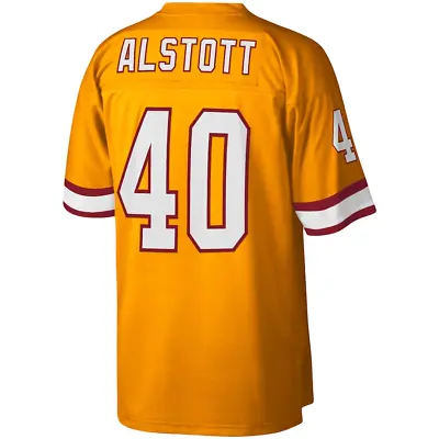 Mike Alstott #40 Tampa Bay Bucs Mitchell N Ness NFL 1996 Orange Legacy Jersey • $140