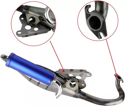 Muffler Pipe Exhaust System For Yamaha Jog 50cc Minarelli Scooter Moped 1E40QMB • $89.65