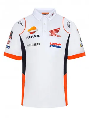 Official Repsol Honda Team White Polo Shirt - 19 18505 • £54.99