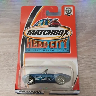 Matchbox 1/64 Diecast Hero City Blue BMW Z8 • $4
