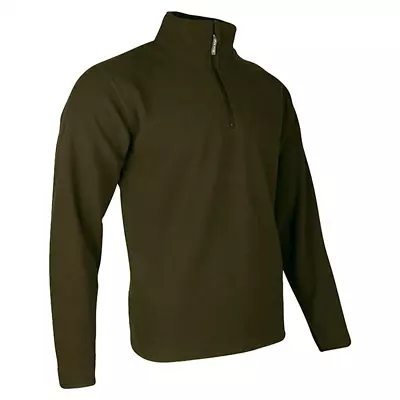 Jack Pyke Country Fleece Top ¼ Zip Dark Olive • £20.95