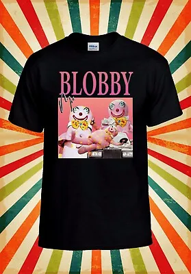 Mr Blobby Collection TV Icon Vintage Men Women Unisex Baseball T Shirt Top 3007 • £11.99