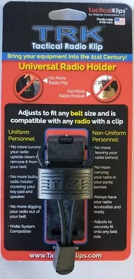 TRK Tactical Radio Klip Police Compatible With Most Radio W/clip • $24.95