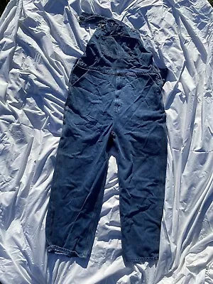 Lincoln Outfitters Carpenter Bib Overalls 44x28 100% Cotton Freshly Laundered • $20