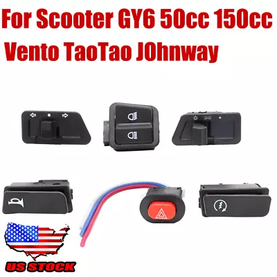 Switches Buttons Set Replace For Scooter GY6 50cc 150cc Vento TaoTao JOhnway USA • $14.59