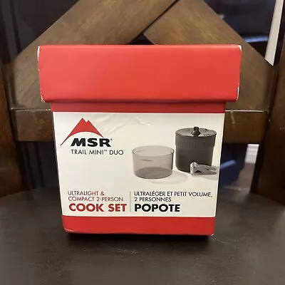 MSR Trail Mini Duo Cook Set W/ 1.2L Pot Bowl Ultralight Pot Lifter • $49.99