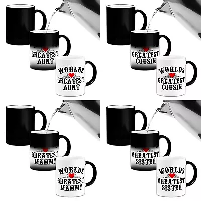 £8.99 • Buy Worlds Greatest (Female Relative) Heat Colour Changing Mug 