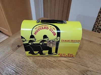 Colmans Mustard Club Tin Metal Lunch Box Collectable  • £19.99