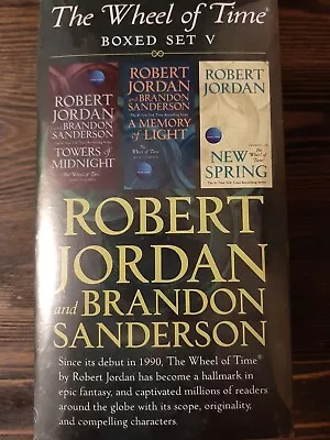 Brand New Sealed Wheel Of Time By Robert Jordan Premium 3 Book Boxed Set V • $42.44