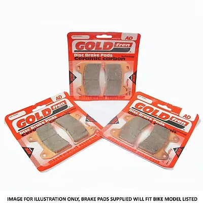 Kawasaki Z 1000 SX 2016 Full Set Goldfren Sintered Brake Pads • £39