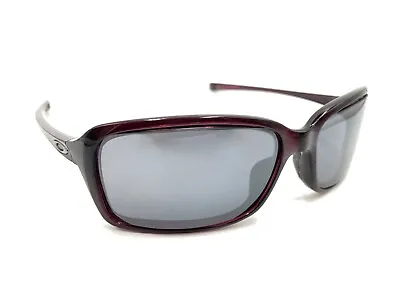 Oakley Translucent Purple Rectangle Wrap Sunglasses Gray Lens Designer Men Women • $89.99