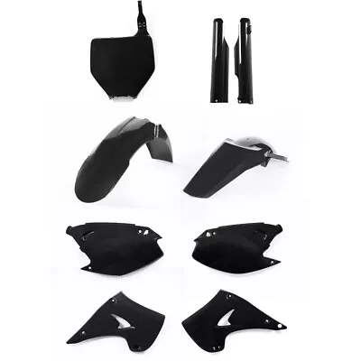 Acerbis Complete Plastic Kit In Black For 2003-2008 Kawasaki KX125 & KX250 • $139.95