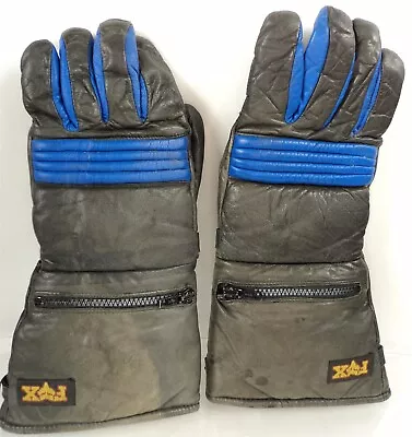 Vintage Fox Moto-X Motocross Leather Gloves - Size XL • $33.23