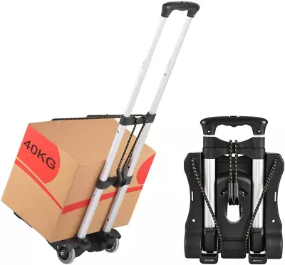 Xcellent Global Folding Luggage Cart Compact Lightweight And Durable Aluminum A • $71.07