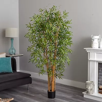 $159 • Buy 6' Japanese Bamboo Artificial Tree Realistic Home Garden Decor. Retail $199