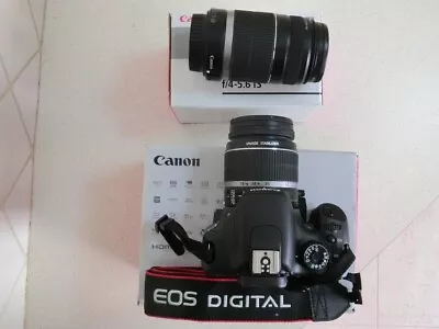 Canon EOS 550D DSLR Camera & 55 – 250mm Lens Excellent Condition • $600