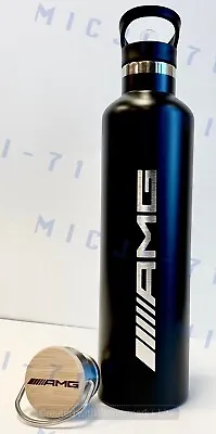 AMG Mercedes Stainless Steel Thermal Mug Tumbler Cup Travel Sport 40oz Two Caps • $44.99