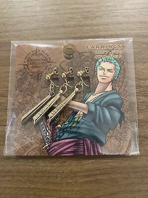 ONE PIECE Roronoa Zoro Cosplay Earrings USJ Goods Japan Limited • $50