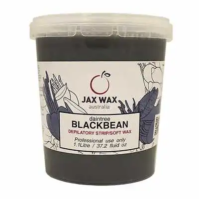 $34.40 • Buy Jax Wax Daintree Blackbean Strip Wax 1.1L - Hair Removal For Strong Men's Hair