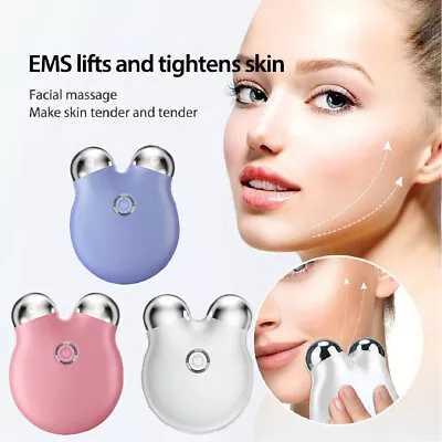 EMS Microcurrent Face Skin Facial Beauty Machine Tightening Lifting Device UK • £11.99