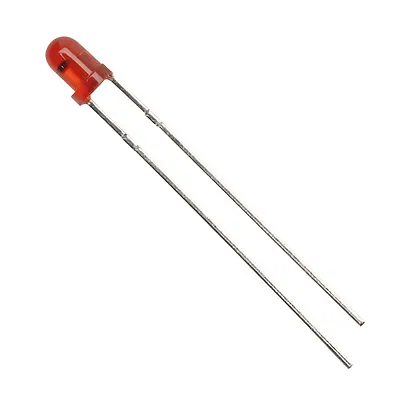 Kingbright 3mm 12V High Efficiency Red LED (Pack Of 4) Inbuilt Resistor • £1.60