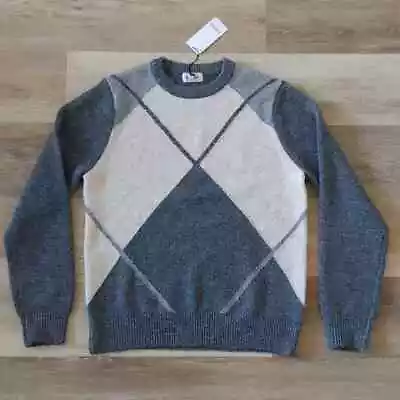 NWT Goodfellow & Co Men's Grey Argyle Pullover Soft Sweater Size M • $14.99