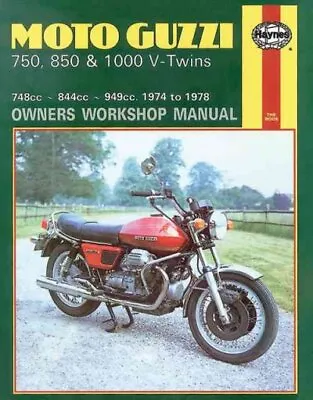 Moto-guzzi 750 850 And 1000 V-twins Owners Workshop Manual No. M339 : '74-'... • $45.84