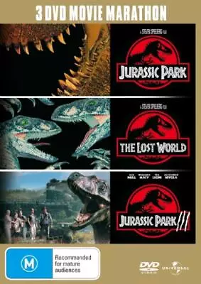 Jurassic Park / Jurassic Park: The Lost World / Jurassic Park III (Box Set DVD • $8.50