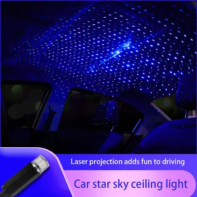 Car Night Light Interior USB Atmosphere Star Sky Lamp Ambient Star Accessories • £5.29