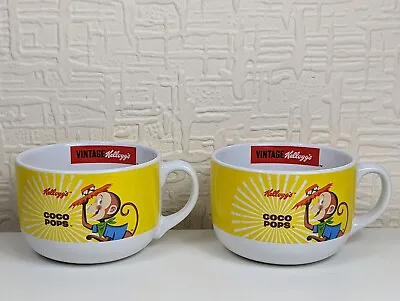 £12.99 • Buy Large Kellogg's Vintage Style Coco Pops Mug Cereal Bowl 2020 X 2