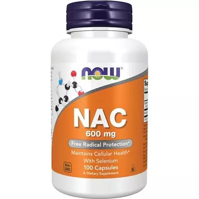 NOW Foods Nac 600 Mg 100 Caps • $14.19