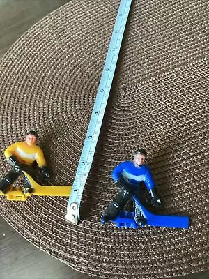 2 Vintage Hockey Game Player Plastic Figures Board Game Table Part • $9.99