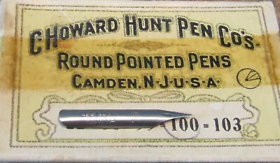 Lots Of 10 Vintage C. H. Hunt  Dip Pen Nibs # 100 MAPPING • $10