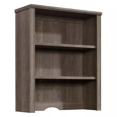 SAUDER Computer Desk 40.039 H Engineered Wood Adjustable Shelf+Storage Emery Oak • $185.39